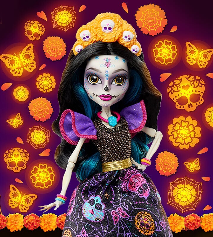 2023 Monster High Howliday Skelita Calaveras Dia de Muertos