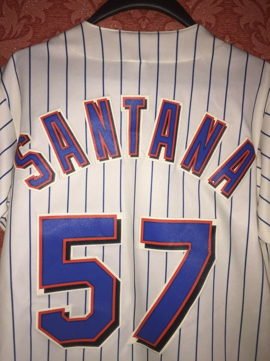 Majestic New York Mets Johan Santana #57 Stitched Baseball Majestic New York Mets Johan Santana #57 Stitched Baseball