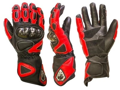 BI ESSE GUANTI MOTO PELLE CON PROTEZIONI CARBONIO KEVLER