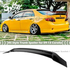 For 2009-2013 Toyota Corolla Rs Style Glossy Black High Kick Trunk Spoiler Wing For 2009-2013 Toyota Corolla Rs Style Glossy Black High Kick Trunk Spoiler Wing