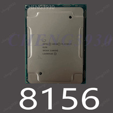 Intel Xeon Platinum 8156 4-core 3.6ghz 16.5mb 105w qmrq lga3647 CPU processor