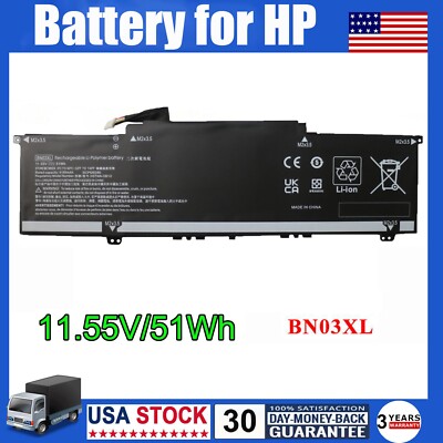 BN03XL Battery 51Wh for HP Envy X360 15-ED 15M-ED 15-EE 15M-EE 13-BD 13M-BD US