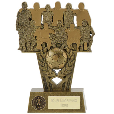 Club Team Kader Sieger Fußball 21CM Resin GROSSE TEAM Trophäe *gratis Gravur*