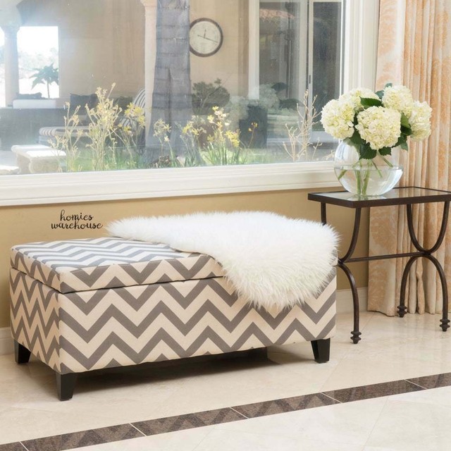 Storage Bench Seat 3 Cubby Padded Fabric Cushion White Wood