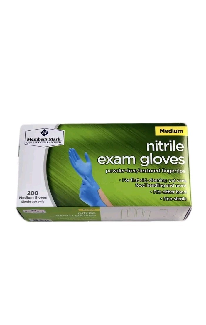 Member's Mark Medium Nitrile Exam Gloves 400 Count for sale