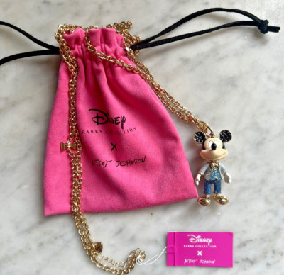 NEW - 2022 Disney Parks x Betsey Johnson 50th Anniversary Mickey Mouse Necklace