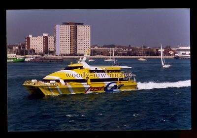 FQ0421 - Fastcat Ryde dep Portsmouth for Ryde Isle of Wight 2003 - Foto 6x4