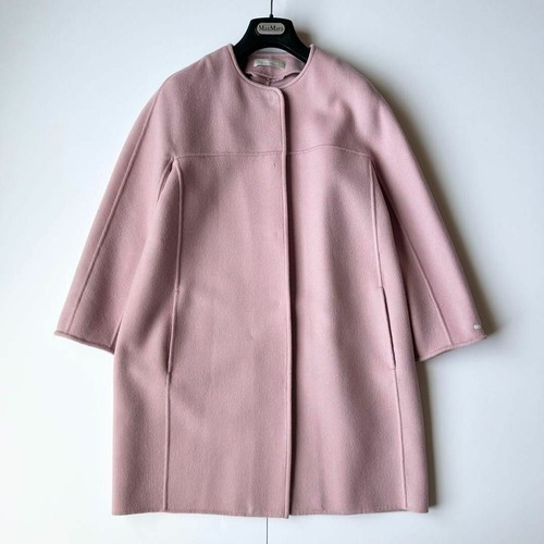 MAXMARA Double Face Coat Pink with Hanger Storage Bag eBay