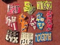 Lot Of 140+ Wrights 3-d Embroidered Letters & Numbers Iron-on Simplicity Joy Lot Of 140+ Wrights 3-d Embroidered Letters & Numbers Iron-on Simplicity Joy