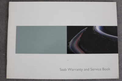 Saab 9-3 / 9-5 MY 2005 Service Book ''Without entries'' Serviceheft ''Englisch''