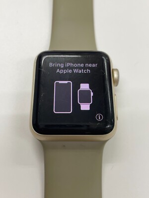 Apple Watch Series 2 38mm Gold Aluminum Case, Concrete Sport 