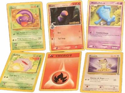Ekans Ex Dragon Frontier Holo + Koffing + Wobbuffet Team Rocket Pokémon Cards