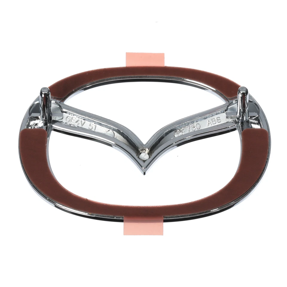 NOVO OE GENUÍNO Mazda 1999-2000 Miata para-choque dianteiro logotipo emblema cromado NC10-51-731 - Imagem 2 de 3