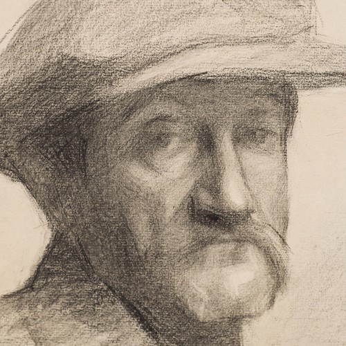 G. Querville - 1939 Graphite Drawing, The Frenchman - Picture 4 of 5
