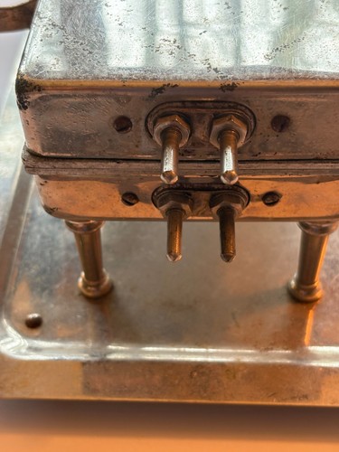 Antique 1917 Electric Waffle Iron Landers Frary & Clark Made USA Canada Patent - Picture 5 of 13