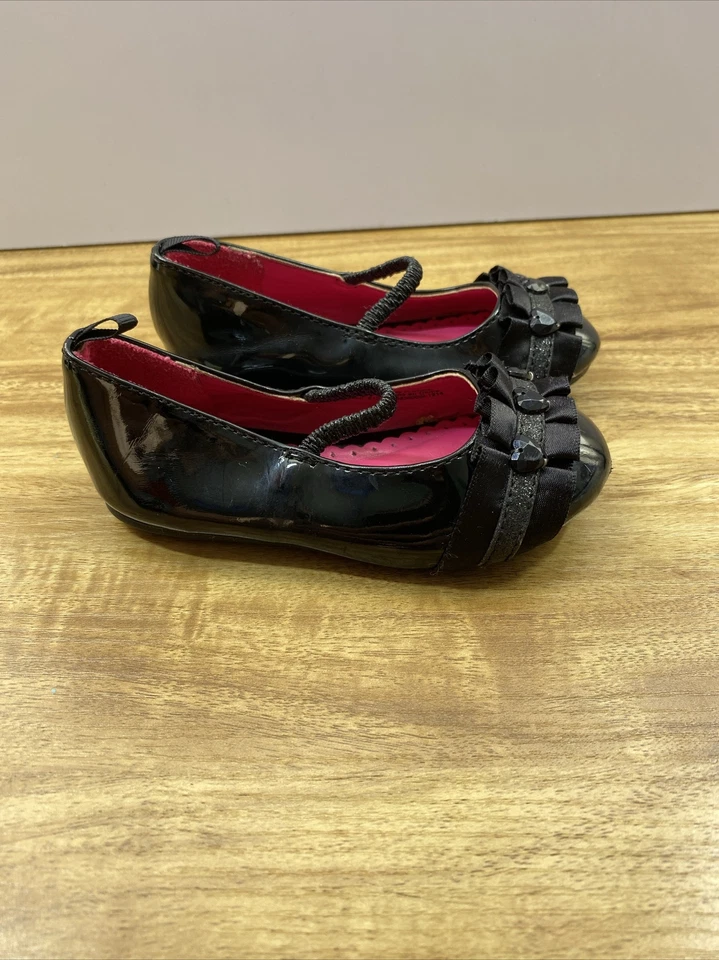 Zapatos de vestir Healthtex para bebé niña talla 5 negros Foto 3 de 4