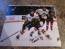 Xavier Bourgault SIGNED 8X10 MATTE PHOTO SHAWINIGAN CATARACTES (B)
