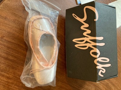 suffolk sttellar pink standard pointe shoe 5.5 XX