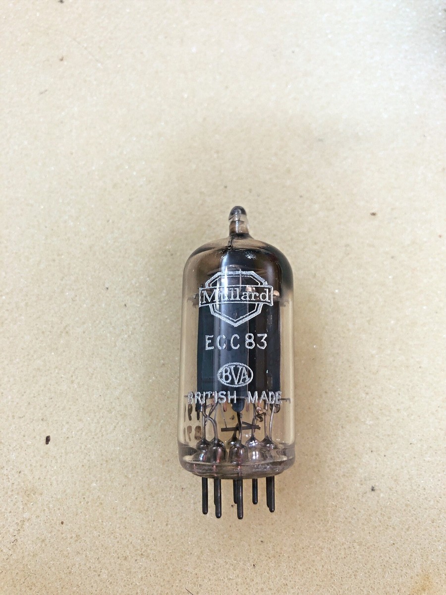 Mullard ECC83 12AX7 1957 Square getter NOS NIB Tested On Avo Mullard ECC83 12AX7 1957 Square getter NOS NIB Tested On Avo