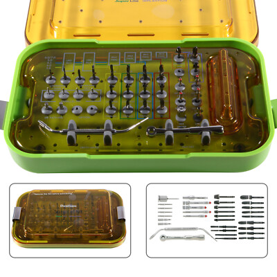 UXIF Dental Surgical Kit SuperLine & Implantium Implant Instrument Drill po