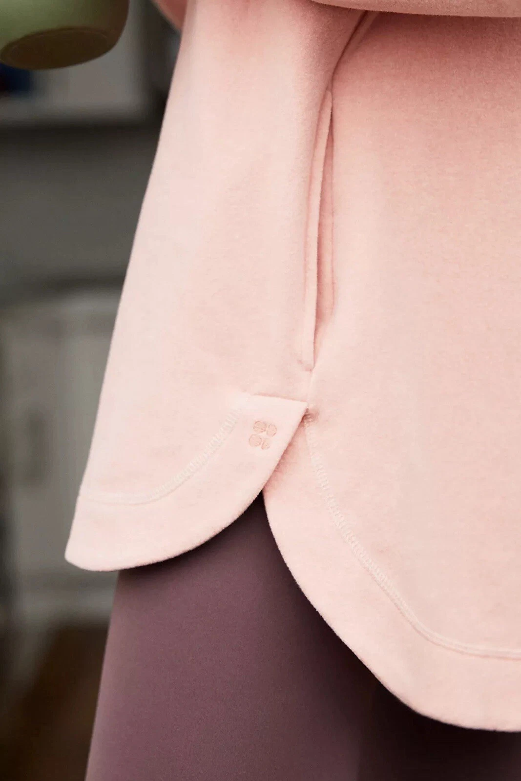 sweaty-betty escape luxe fleece cowl neck hoodie