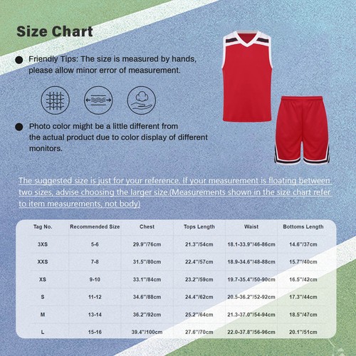 Kids Boys Outfit Competition Uniform Summer Suit Sleeveless Running Shorts Set - Picture 42 of 69