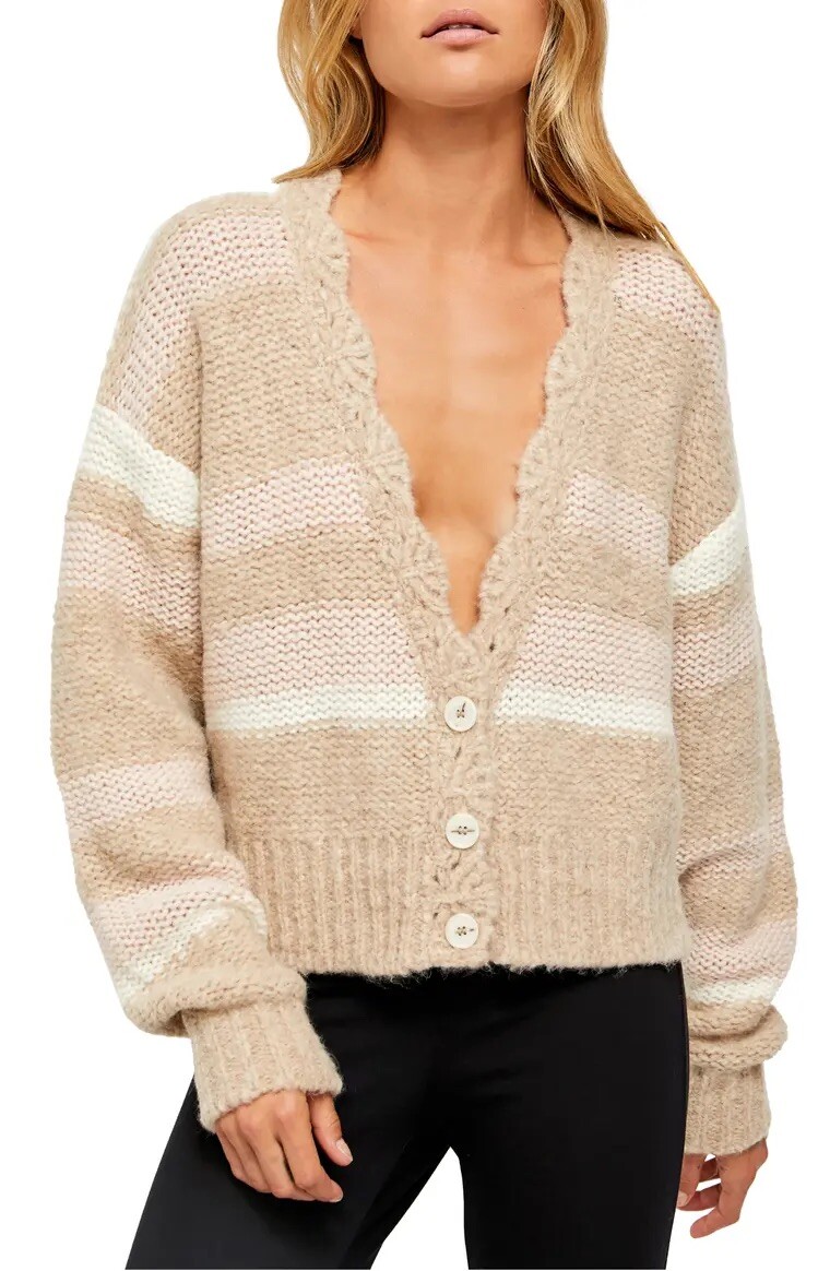 Button Cardigan Sweater NWT 