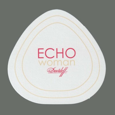 Werbekarte - Advertising Card - Echo Woman von Davidoff