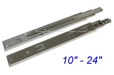 1 Pair Soft Close Full Extension 100-lb Ball Bearing Drawer Slides 10"-24" SL01