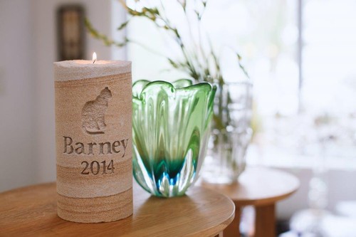 Sandstone Candle Pet Memorial Personalised - Picture 33 of 39