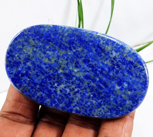 290 Ct Natural Lapis Lazuli Oval Cut Slab Stunning Collector's Gemstone - Picture 5 of 6