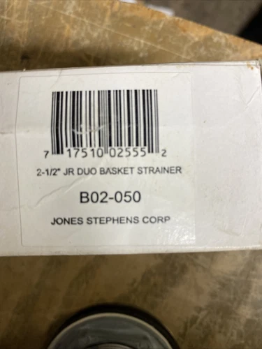 Jones Stephens B02050 2-1/2" JUNIOR DUO BASKET STRAINER GAR1260-G3 - Picture 4 of 4