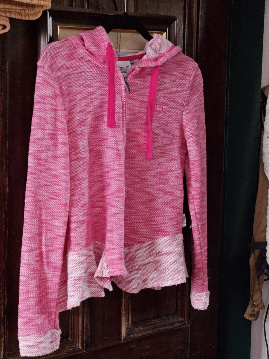 Everlast Size 12 Zipped Hoodie Pink Gym Wear Adorable Peplum