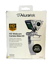 Brand New Sealed ALURATEK AWC01F HD 1080P USB Webcam For Desktop/Laptop