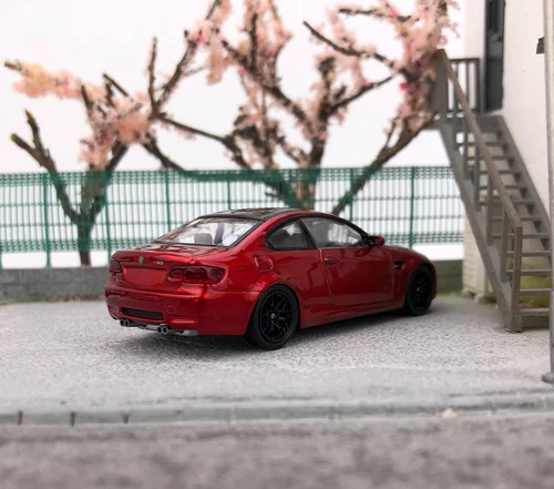 FINE 1:64 Red M3 E92 Coupe Racing Sports Model Diecast Metal Car - Picture 5 of 5