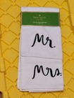 New Kate Spade MR & MRS Napkins Large 20x20 Bridal Shower Wedding Anniversary