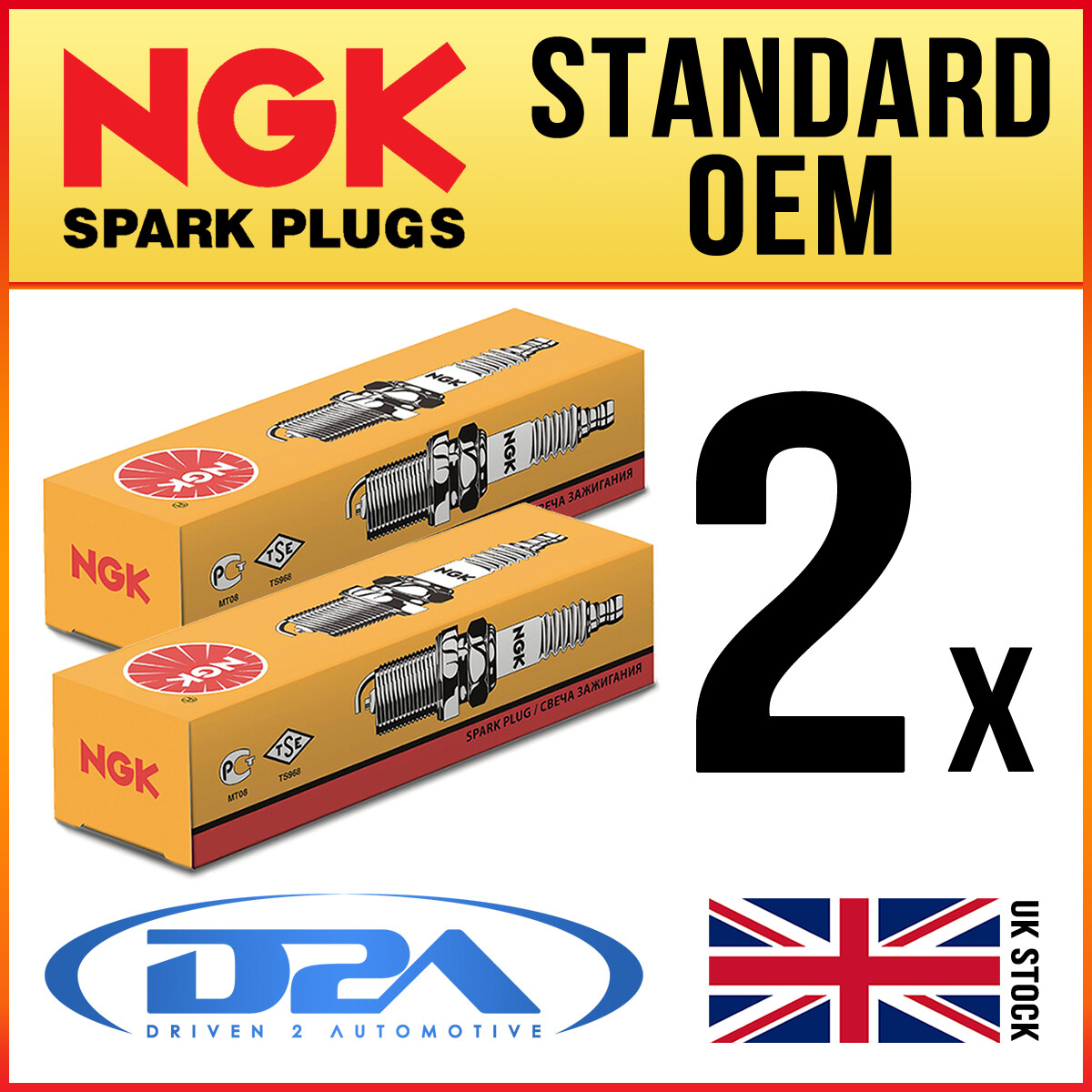 2x NGK CR5HSB 6535 Standard Spark Plug - Image 10