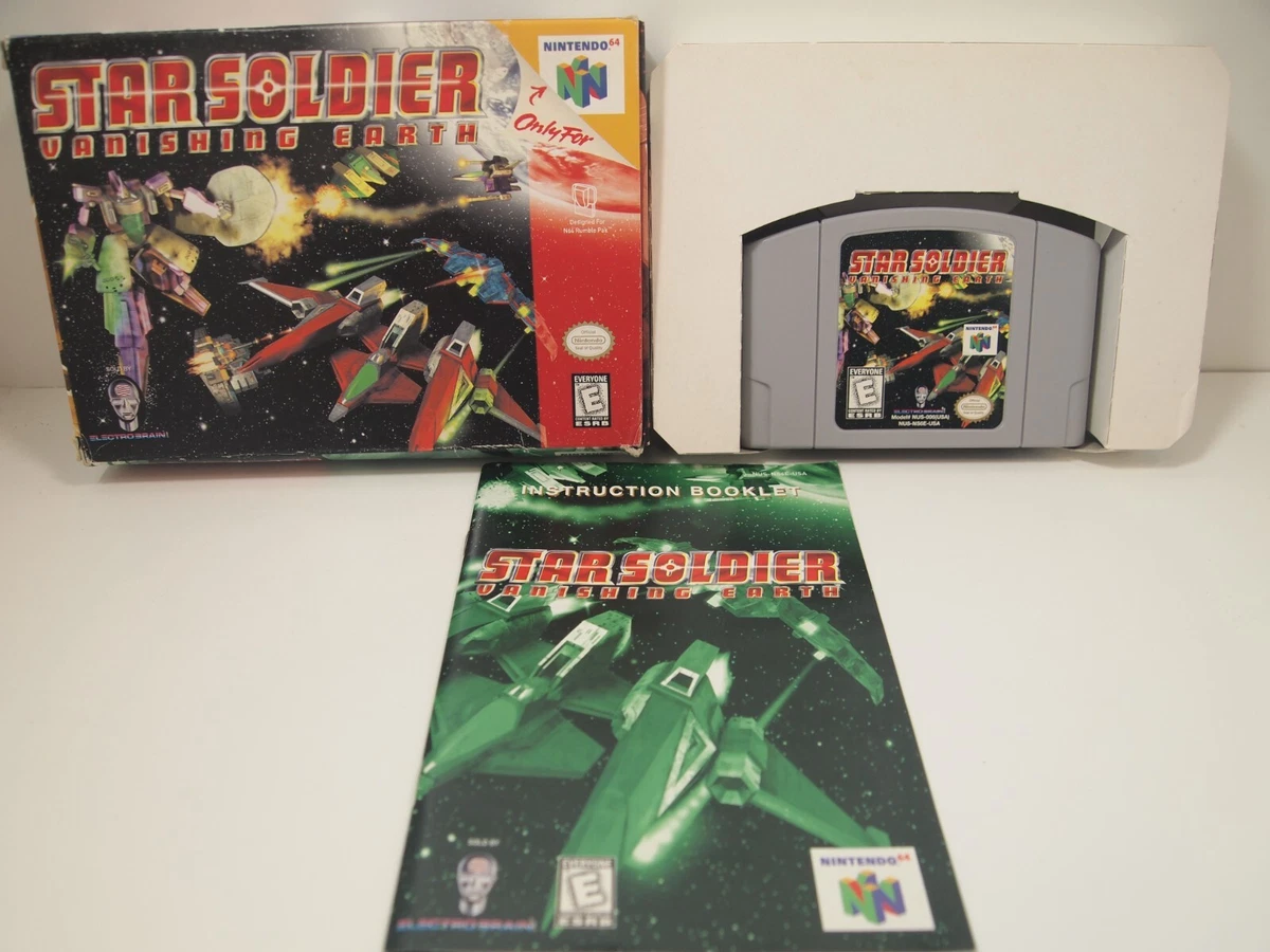 Nintendo 64 Star Soldier: Vanishing Earth 1998 Video Games for