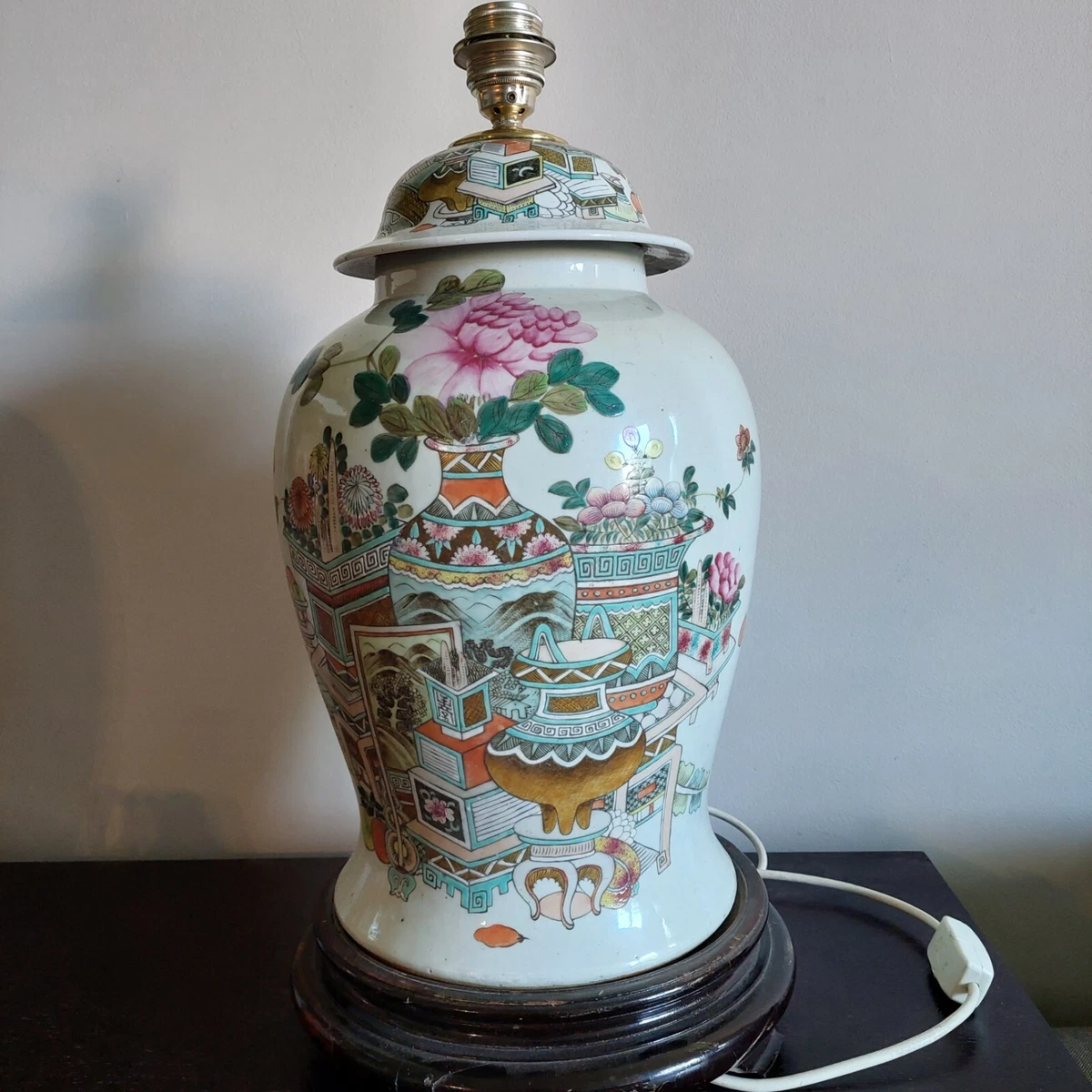 中国伝統陶器 花瓶 多色彩 陶瓷多色1850-1899 中国古董花瓶| eBay