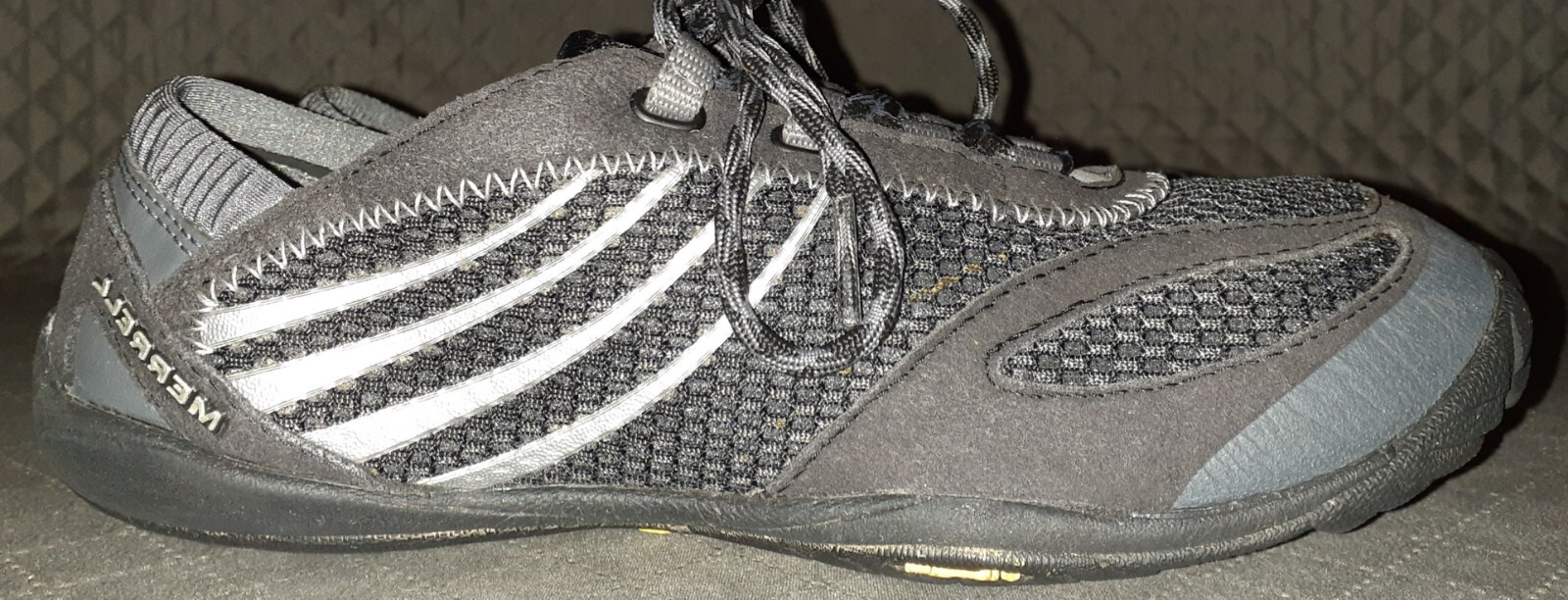 Merrell Guanto a piedi nudi donna nero escursionismo outdoor scarpe Vibram US 6 5