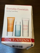 NIB - CLARINS Everyday Essentials Face and Body Cleanser, Makeup Remover, Lotion