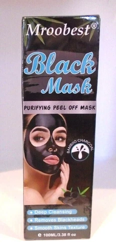 Mroobest black mask Peel Off Purifying Blackheads Off Bamboo charcoal 3.38 fl oz