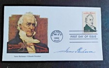 PRESIDENT JAMES BUCHANAN  FLEETWOOD CACHET 1986  FDC VF UNADDR