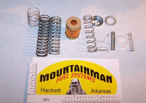 Kit complementario de carburador Rochester Quadrajet resortes de pistón eléctricos de filtro de 1" - Imagen 2 de 2