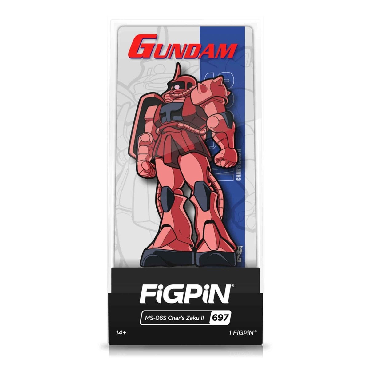 すぬぴん様 Mobile Suit Gundam MS-06S Char's Zaku II FiGPiN #697 Enamel