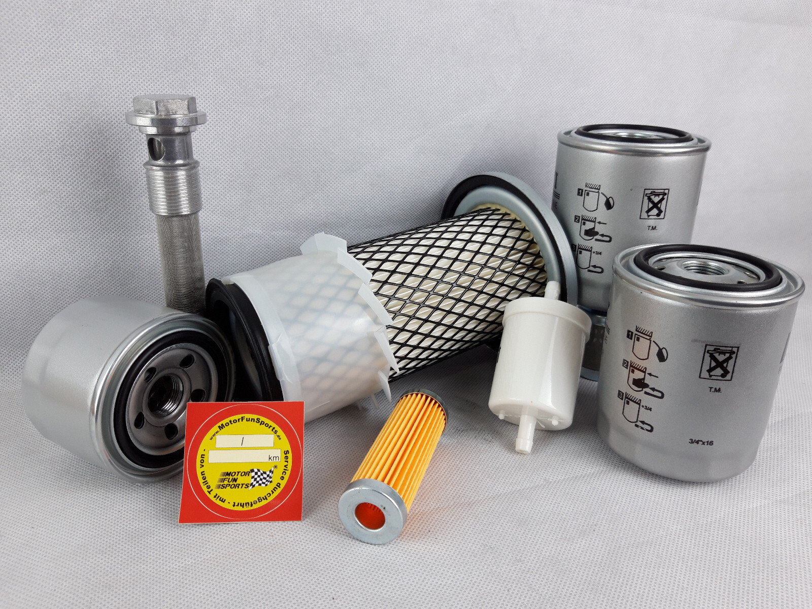 Filter Set (Large) For Kubota G 6200 H Oil Air Fuel Hydraulic