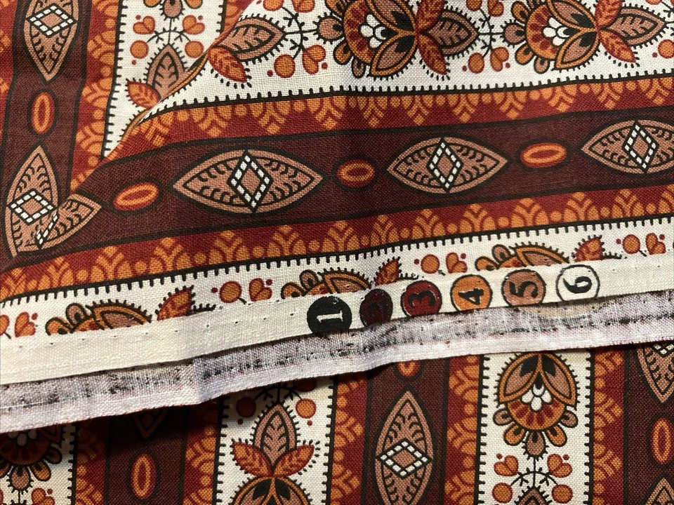 Vintage Windham Fabrics Colonies Anniversary Collection Colonies Turkey Red 1Y - Image 3 of 3