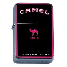 Oil Lighter No.9 Cigarette Turkish Smoking Ad PINK