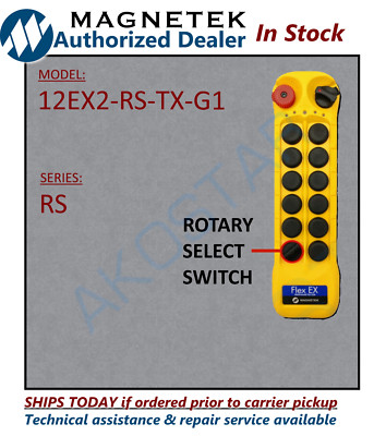 Magnetek FLEX-12EX2RS-TX-G1 - replacement spare radio remote control Transmitter