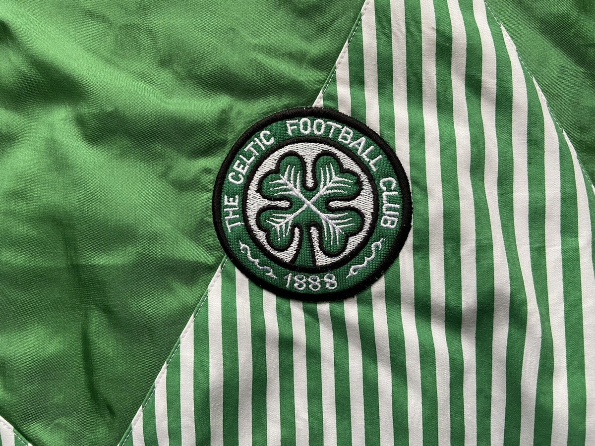 CELTIC 1991 1992 FOOTBALL SOCCER TRACK TOP JACKET UMBRO VINTAGE sz 
